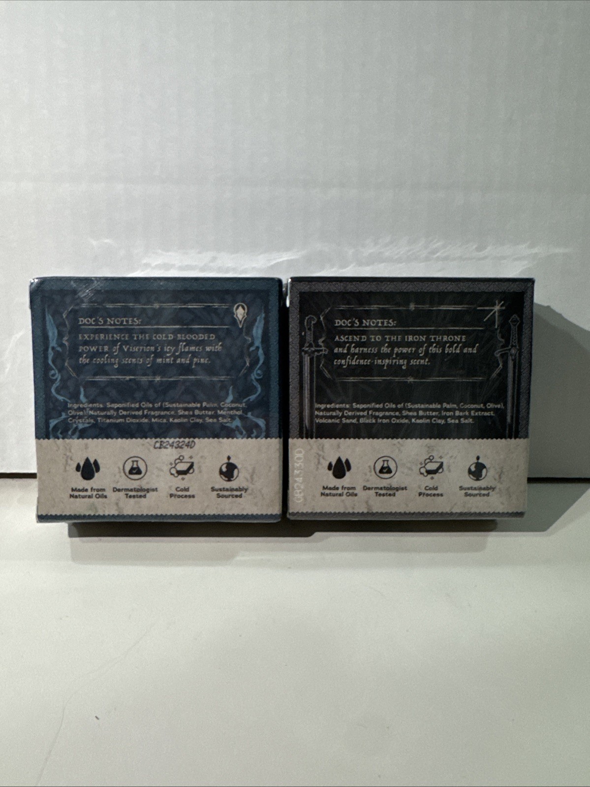 2x Dr. Squatch Bar Soap Game Of Thrones Edition 5oz bars, Variety Pack K14