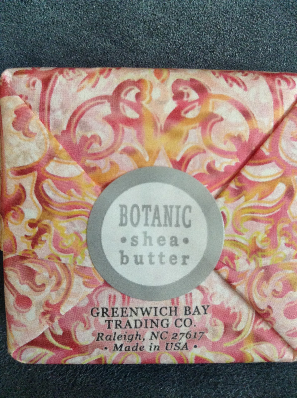 GREENWICH BAY TRADING CO. ROSEWATER & JASMINE SHEA BUTTER BAR SOAP 1.9 OZ