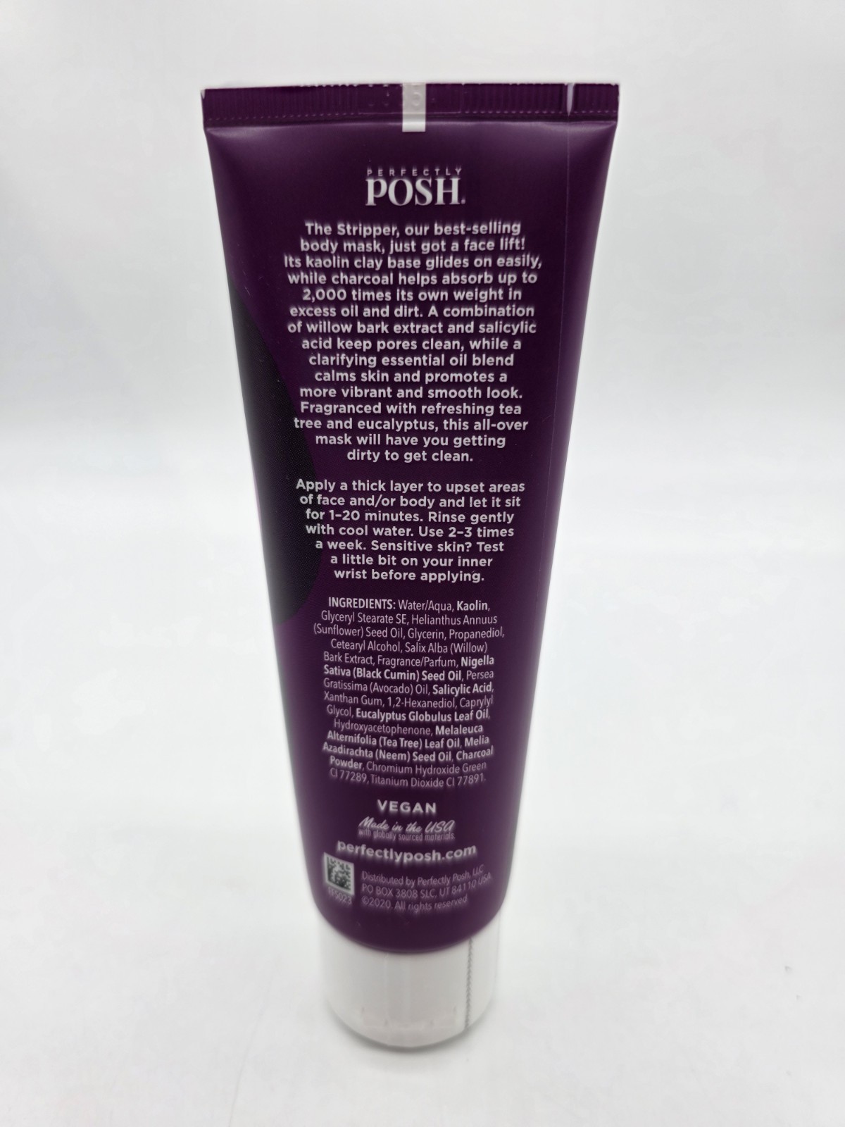 Perfectly Posh The Stripper Detoxifying Mask Face and Body Sealed ~ 3 Fl Oz