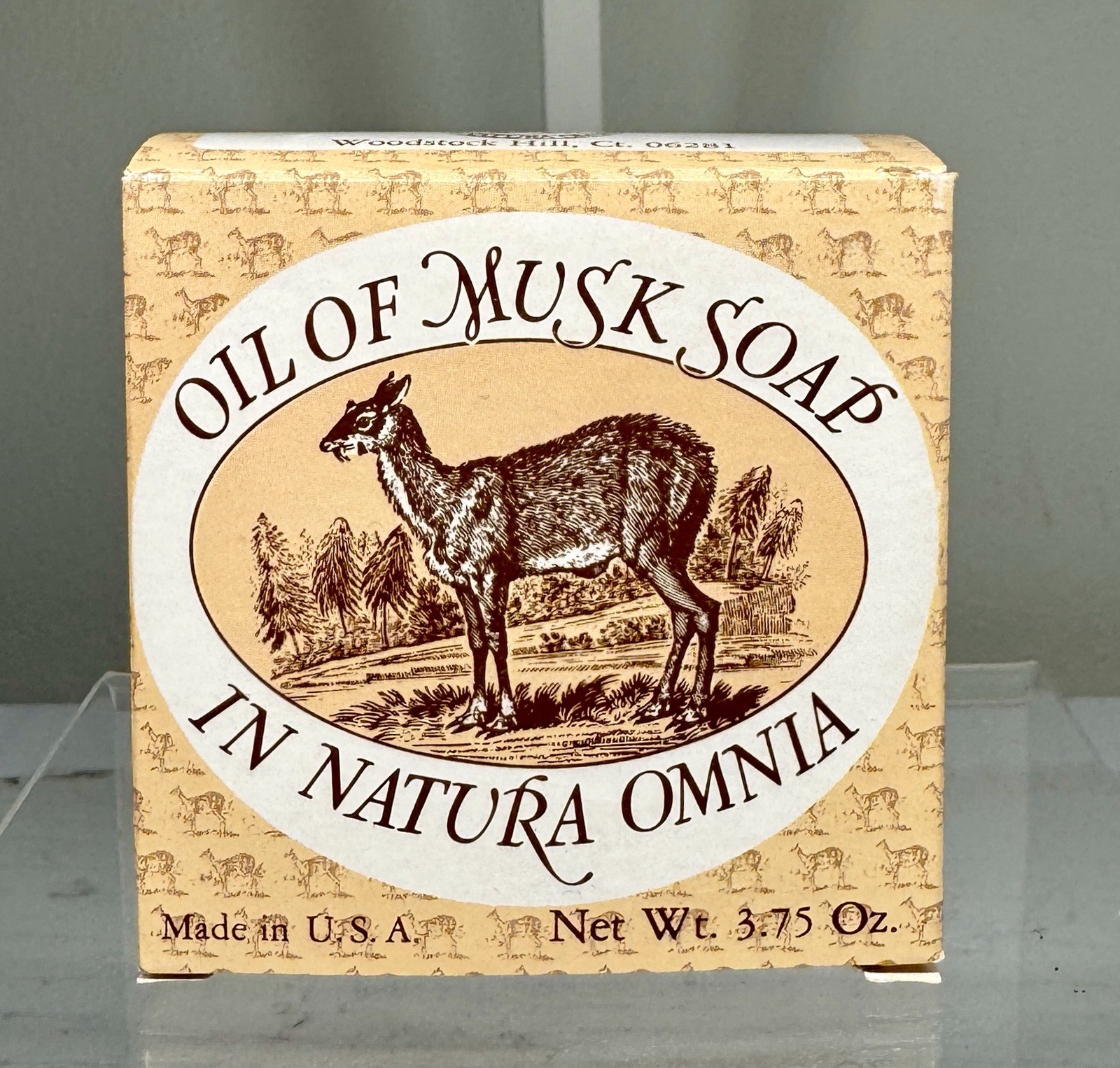 Scarce Vintage Crabtree & Evelyn OIL OF MUSK Soap 3.75oz. 1970’s NIB