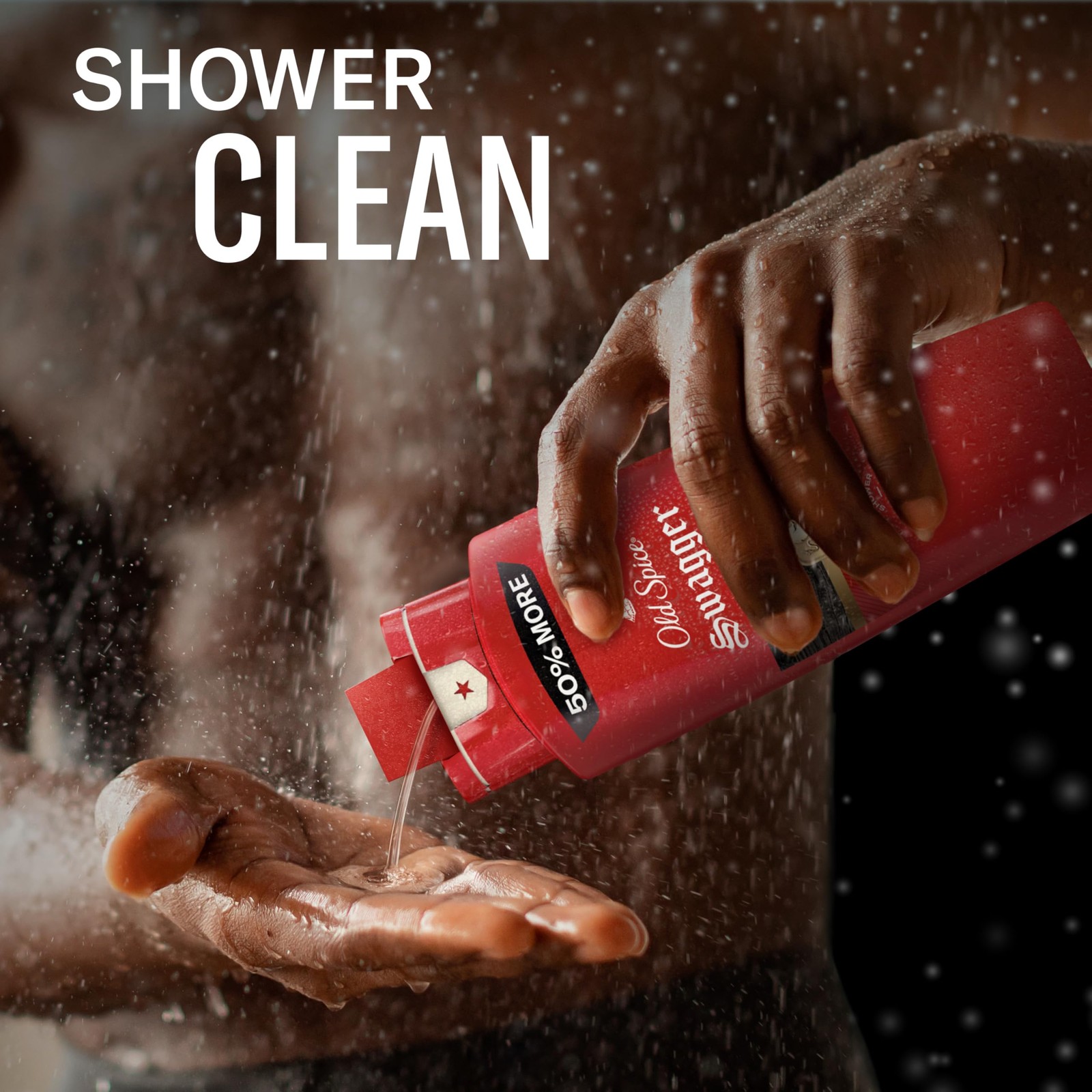 Old Spice Refreshing Body Wash for Men, 3X Defense, 24 Fl Oz (Pack of 2), Red