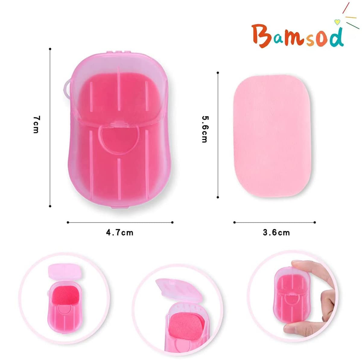12 Boxes Mini Hand Soap Sheets Soap Paper Sheets, Disposable Travel Scented Soap