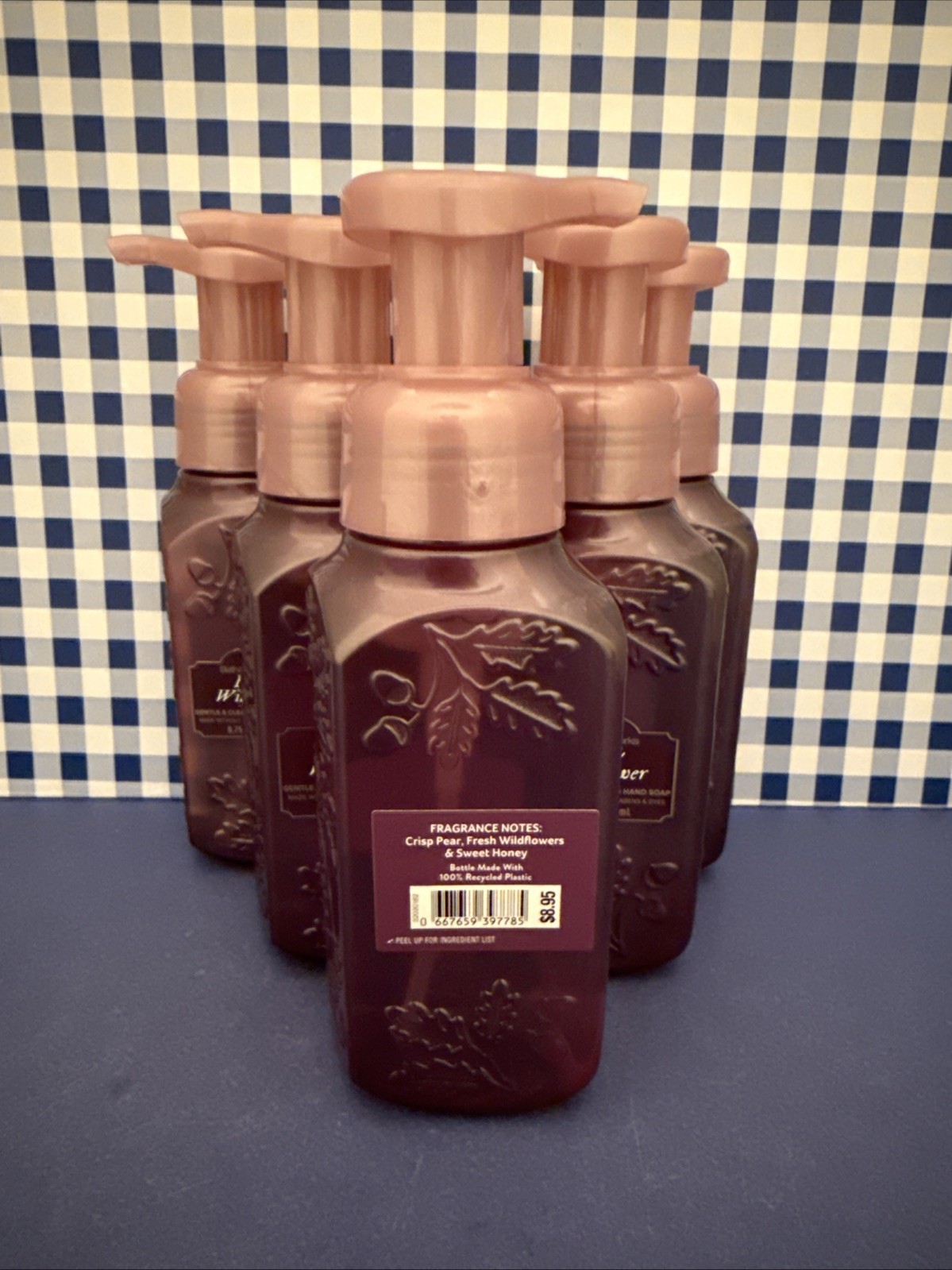 6X ~ Bath Body Works ~ HONEY WILDFLOWER ~ Gentle Foaming Hand Soap