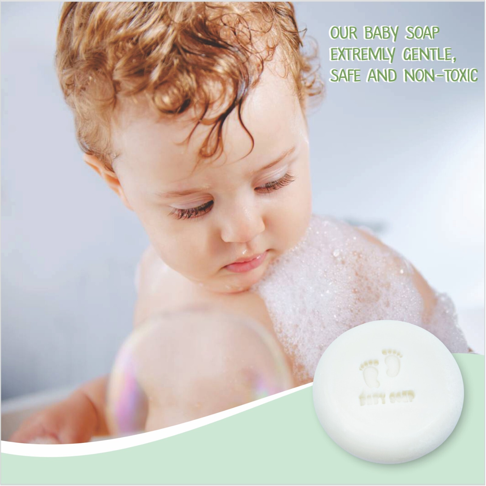 Relaxcation Unscented Baby Soap Bar with Cocoa Butter-Handmade in USA-Pack of 3