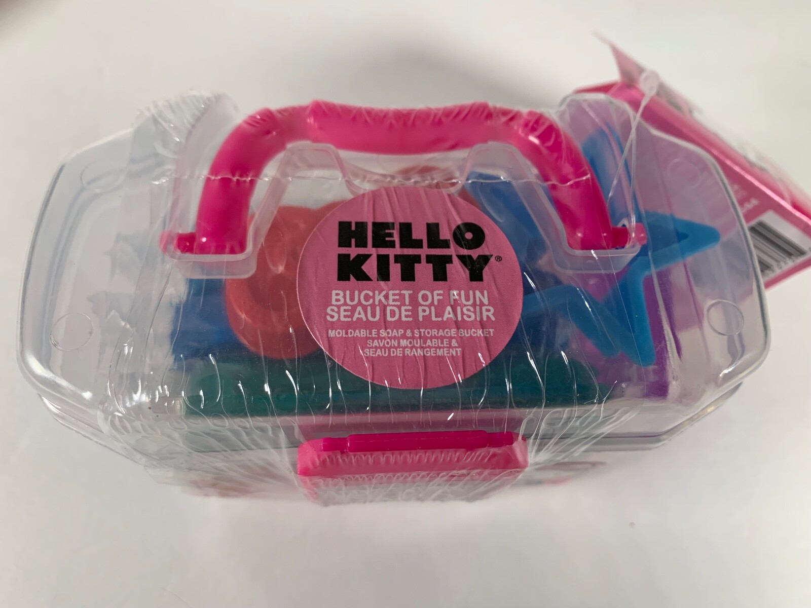 Hello Kitty Craft Moldable Soap Bucket Of Fun DIY Bathtime Product Sample