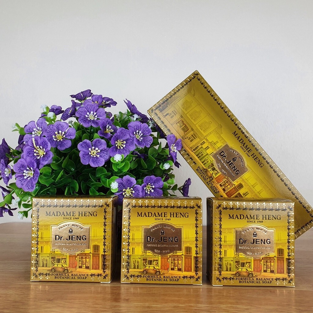 9 x Dr Jeng Soap by Madame Heng Botanical Soap with Green Chiretta Tumeric 150g