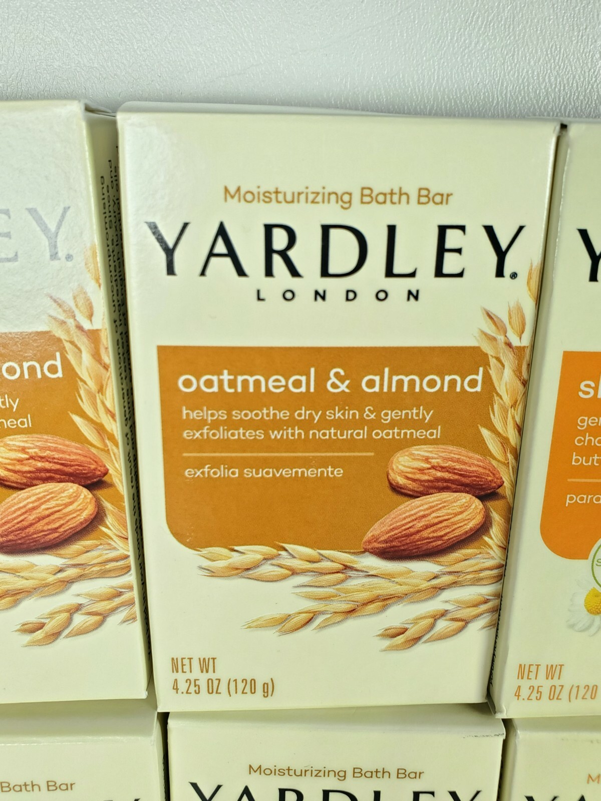 New 8 Bars Yardley London OATMEAL & ALMOND and SHEA BUTTERMILK 4.25 oz