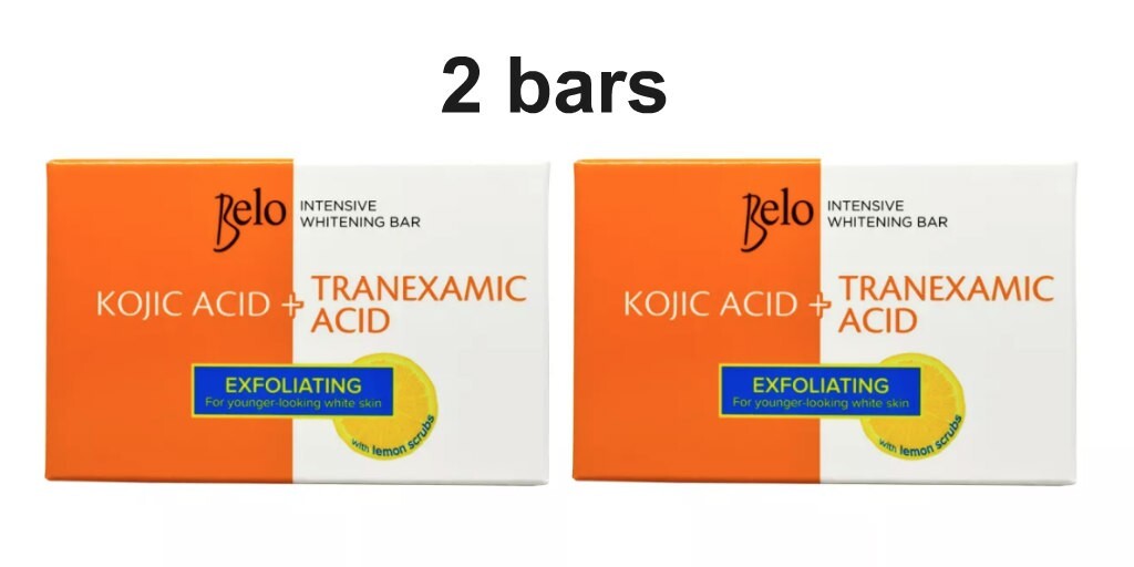 Belo Intensive Whitening Exfoliating Bar Soap (2 x 65g)
