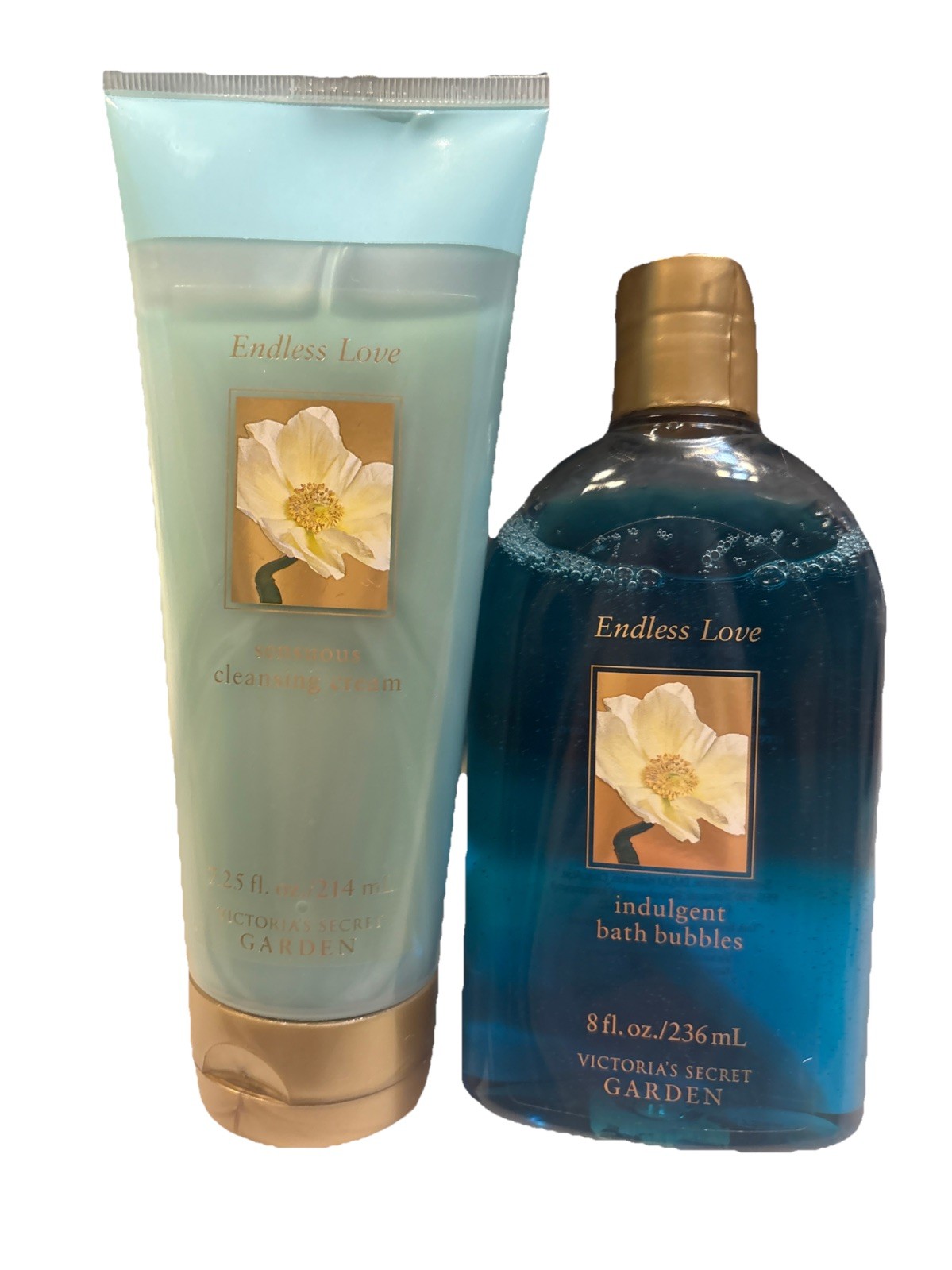 Victoria’s Secret Endless Love Bath Bubbles 8oz Sensuous Cleansing Cream 7.25oz