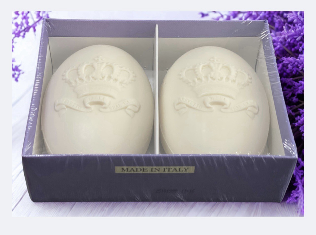 Sapone Toscano Extra Fine Soap Bars lavender special collection 2x 5.3 OZ Sealed