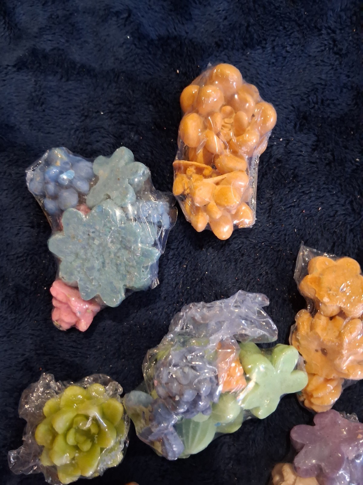 Handcrafted Succulent Shaped Soap Variety Lot 0.71 lb Mixed Scent Guest Soaps
