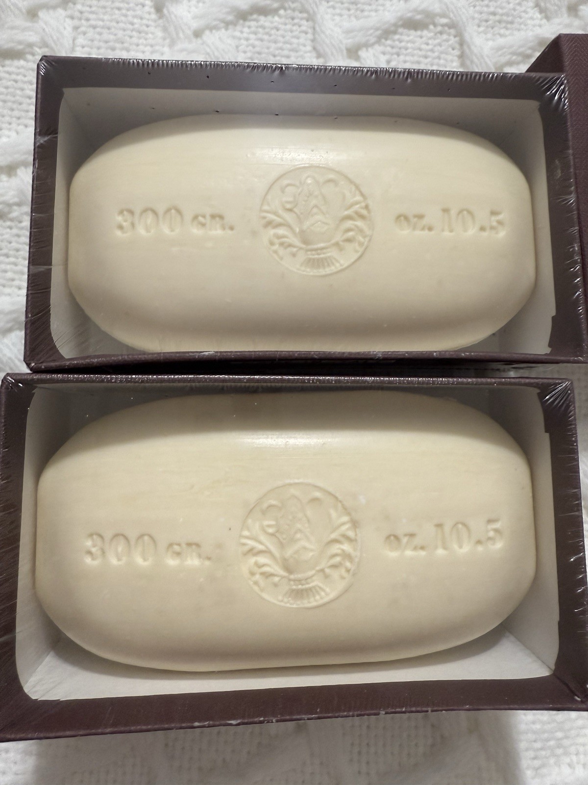 2 pcs SAPONERIE MARIO FISSI SRL 10.5 OZ CEDARWOOD Men Bar Soap GIFTBOX Italy