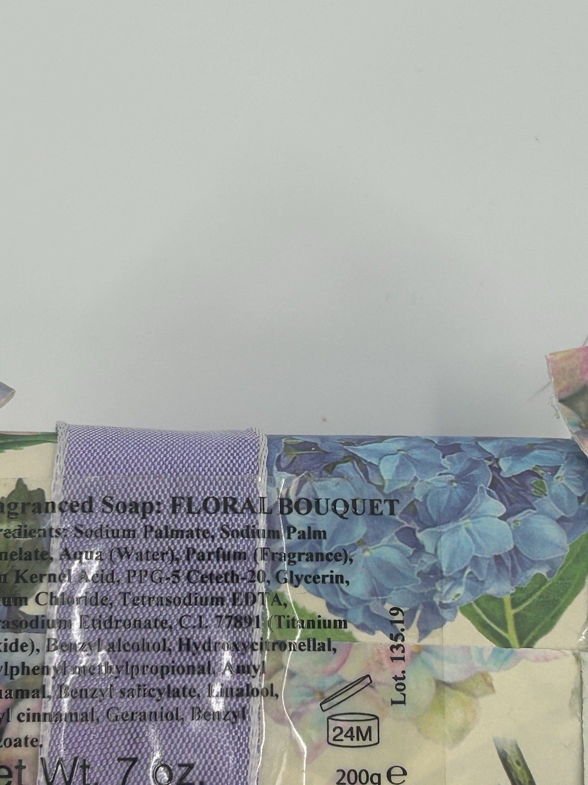 New Sapone Tradizionale Made in Italy 7oz Traditional Bar Soap Floral Bouquet