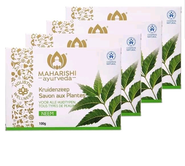 Maharishi Ayurveda Neem Soap (100g) + FREE DELIVERY PACK OF 4
