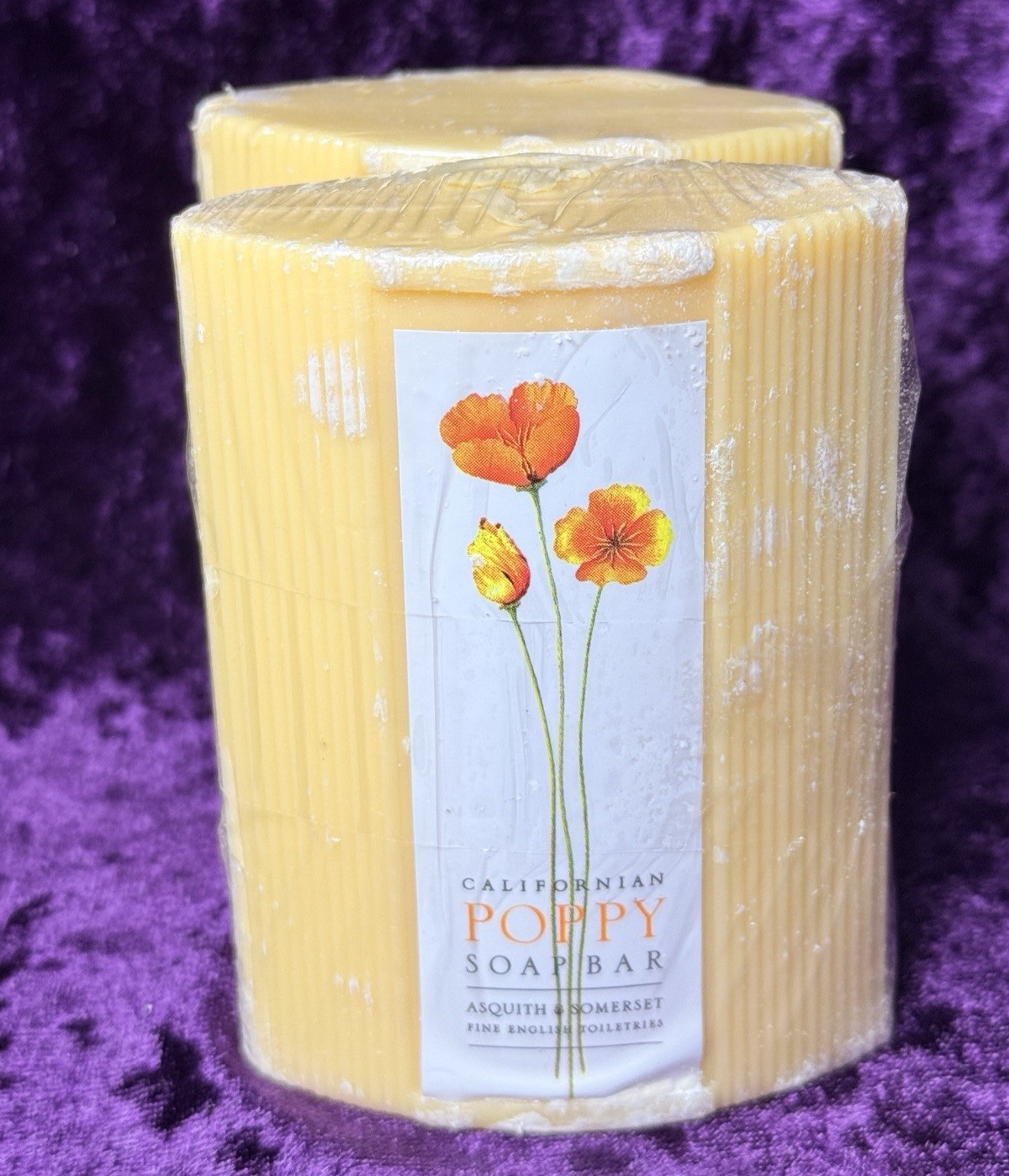 Asquith & Somerset Soap Bar CALIFORNIAN POPPY New Sealed