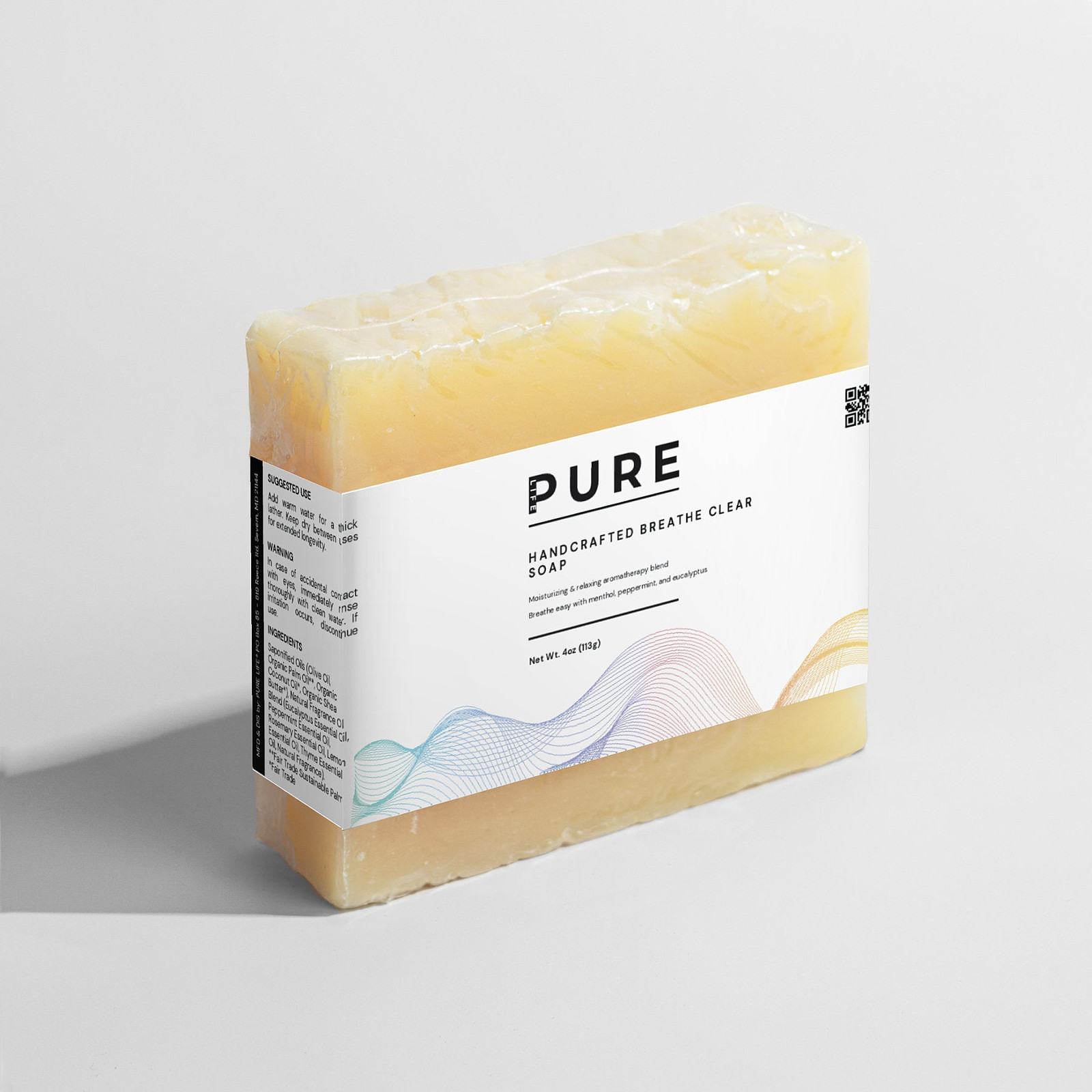 PURE LIFE Refreshing Aromatherapy Soap Bar (Breathe Easy) – Formulated with Me
