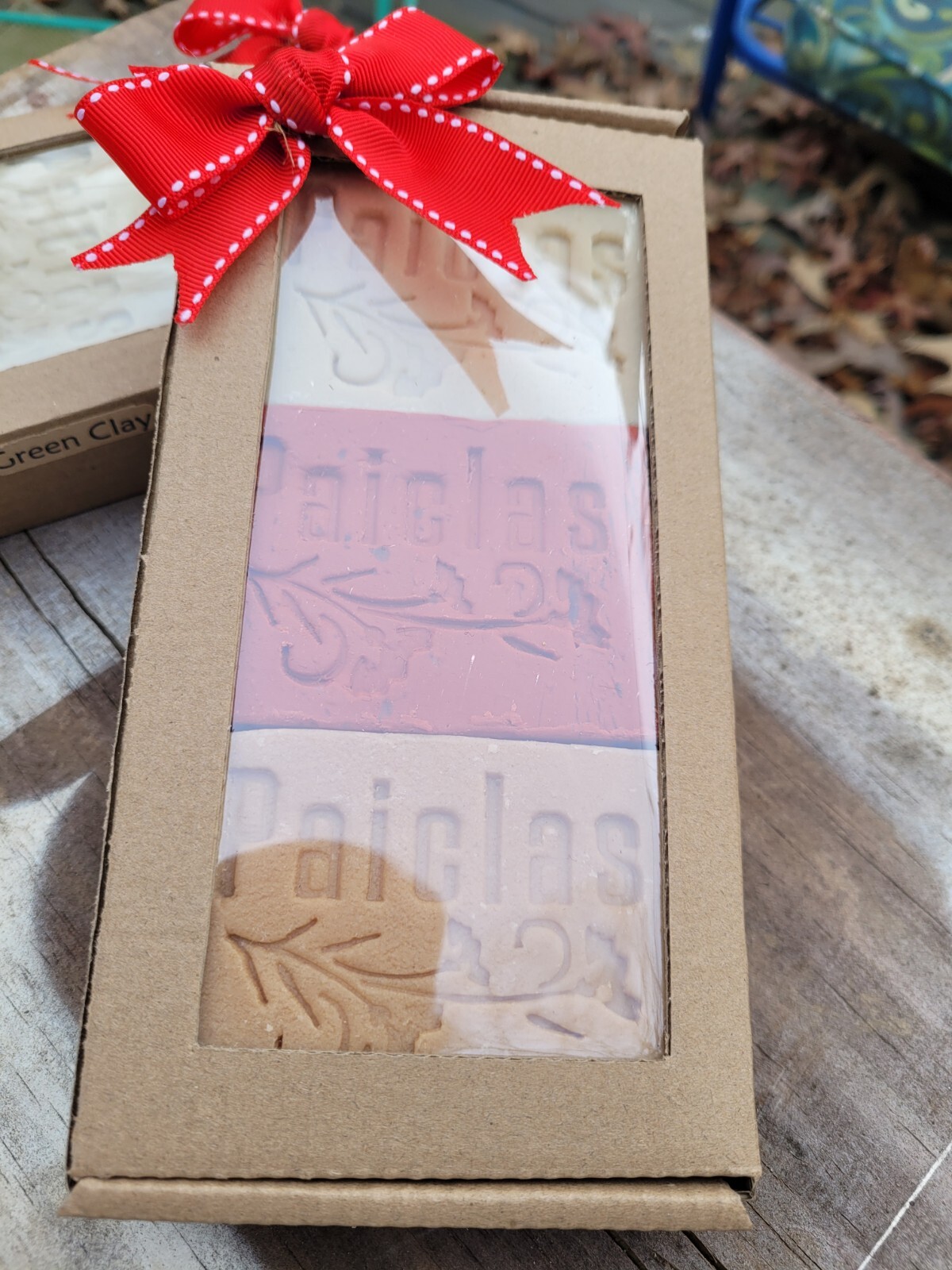 Handmade natural soap 3 bars assorted essential oils. A gift from God