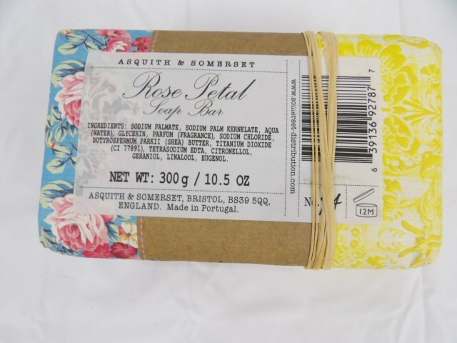 Asquith and Sommerset Rose Petal Soap Bar 10.5 Ounce Deeply Moisturizing