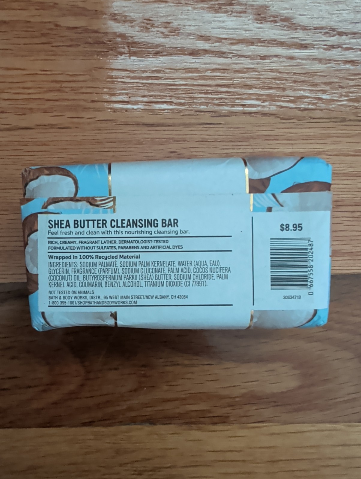 ALL NEW Vanilla Coconut Cleansing Bar 5 oz Bath & Body Works