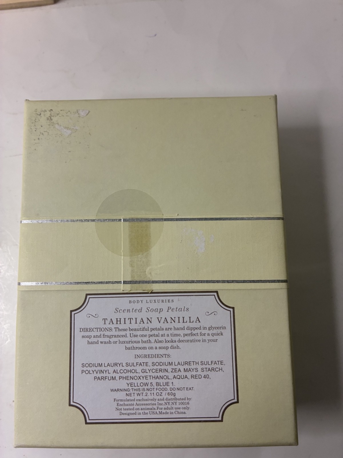 Body Luxuries Scented Soap rose Petals, Tahitian Vanilla