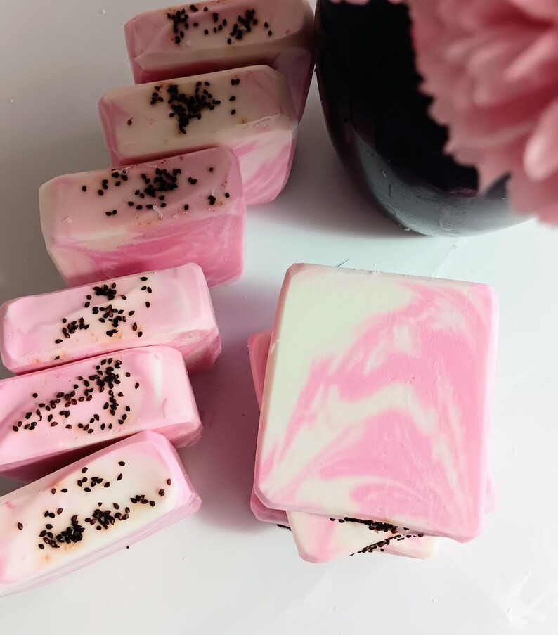 Citrus Garden Cold Process Soap | Geranium Grapefruit Spearmint Handmade Soap