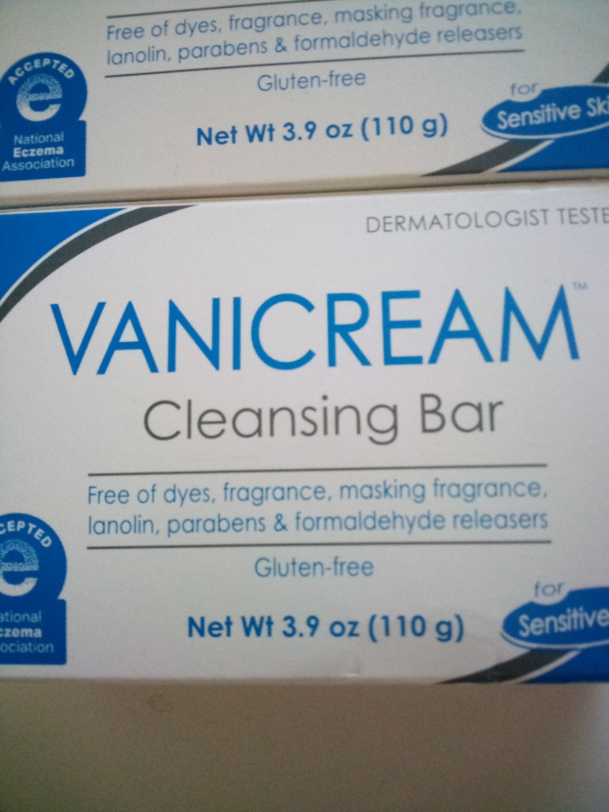 (2-PACK) Vanicream Cleansing Bar For Sensitive Skin Fragrance Free 3.9 Oz each