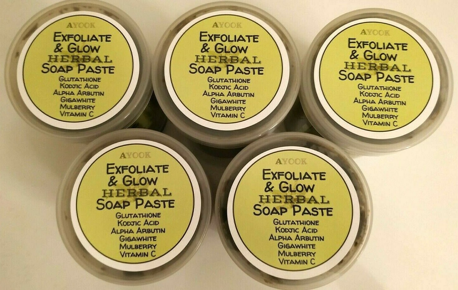 Lightening Black Soap Paste. Exfoliate and Glow 500g