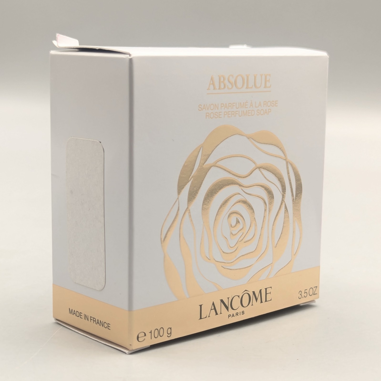 New Lancome Paris Absolue Rose Perfumed Soap 3.5oz 100g