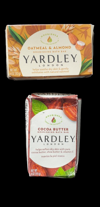 Yardley Oatmeal Almond & Cocoa Butter Nourishing Bath Bar Soap 2 Pack 4 fl Oz