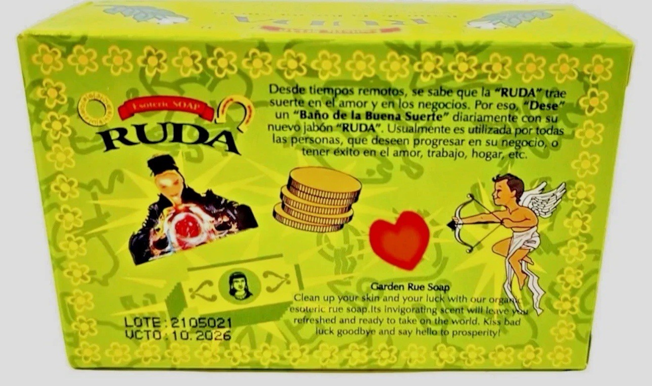🆕 (2 PACK) Garden Rue Soap – Jabon De Ruda Bar Soap 75G