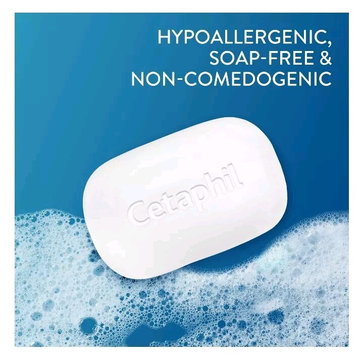 CETAPHIL Gentle Cleansing Bar for Dry Sensitive Skin 4.50 oz. NEW