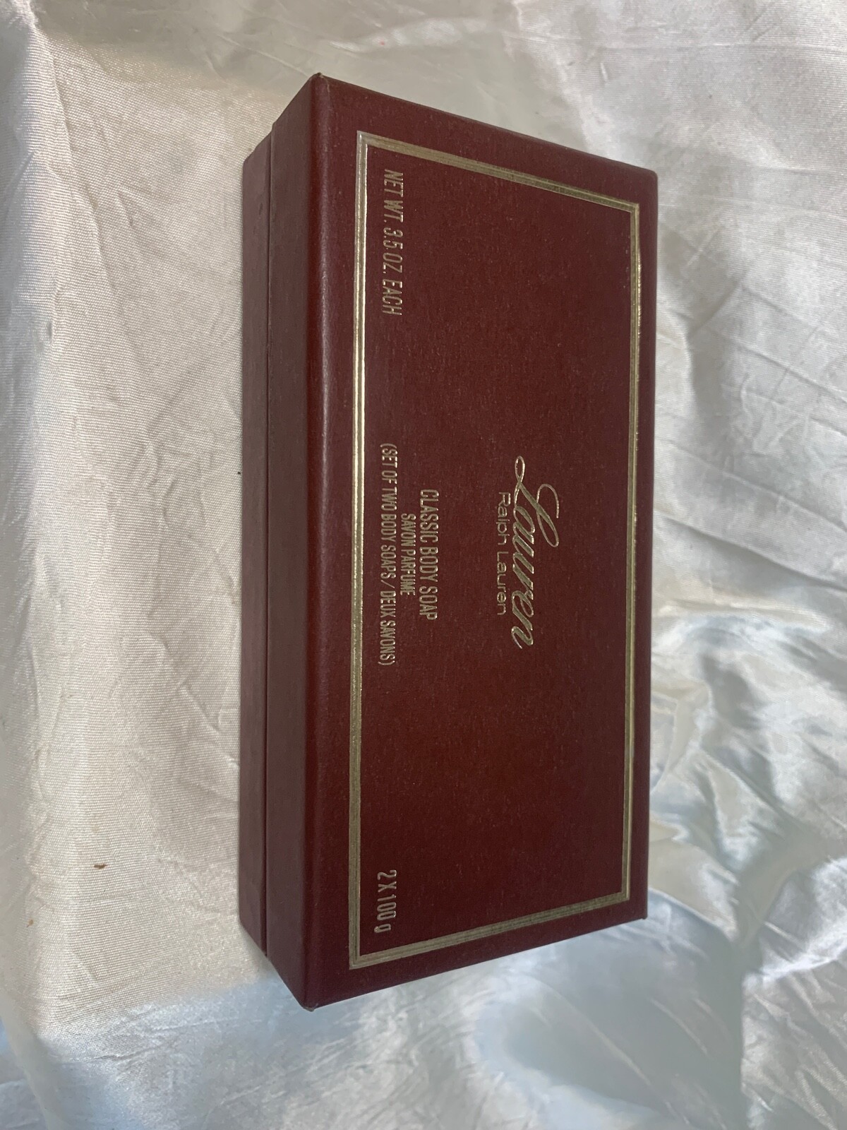 Lauren by Ralph Lauren 2 x 100g Classic Body Soap (new with box)