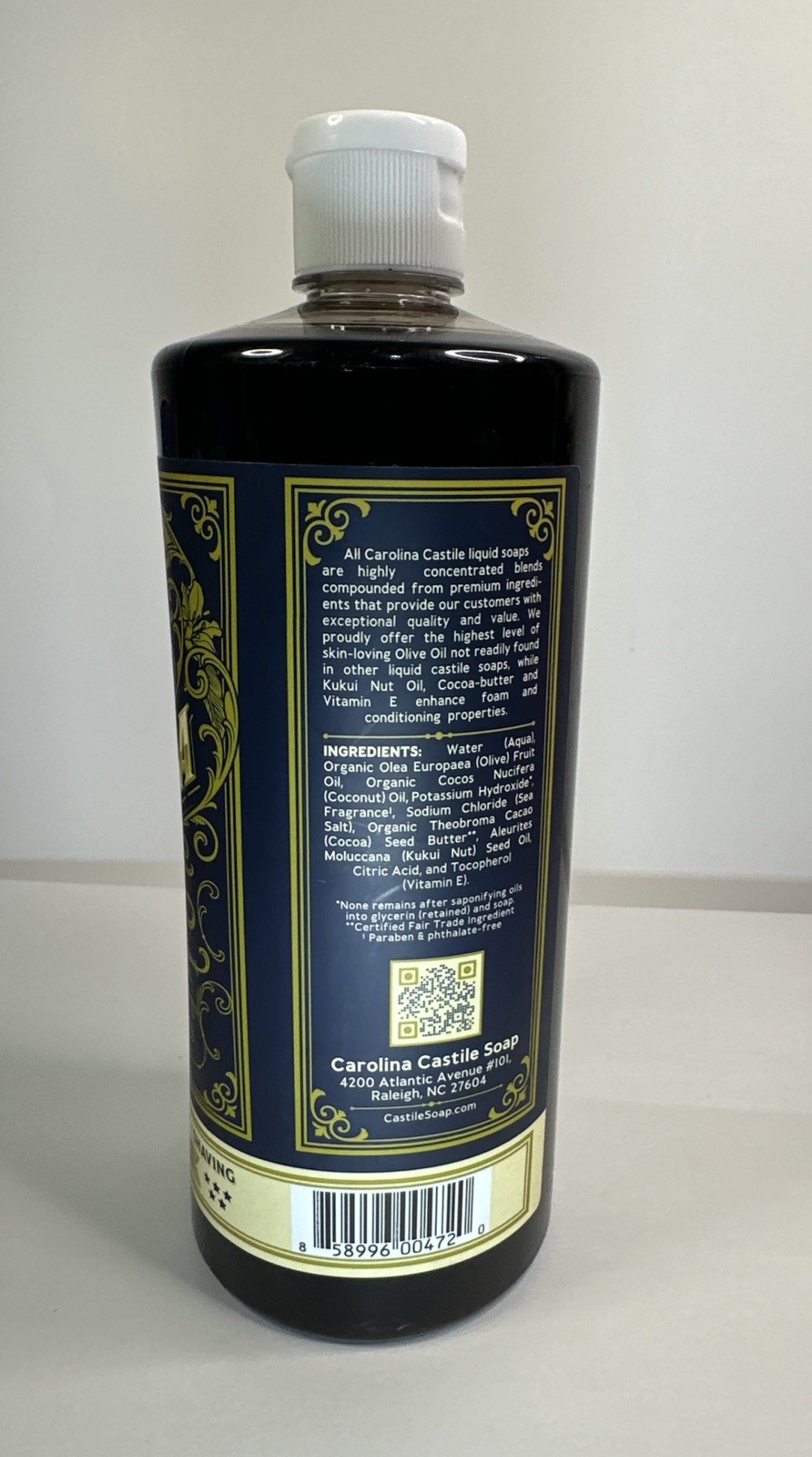 Castile Liquid Body Wash for Sensitive Skin – Natural Shampoo for Men with Ol…