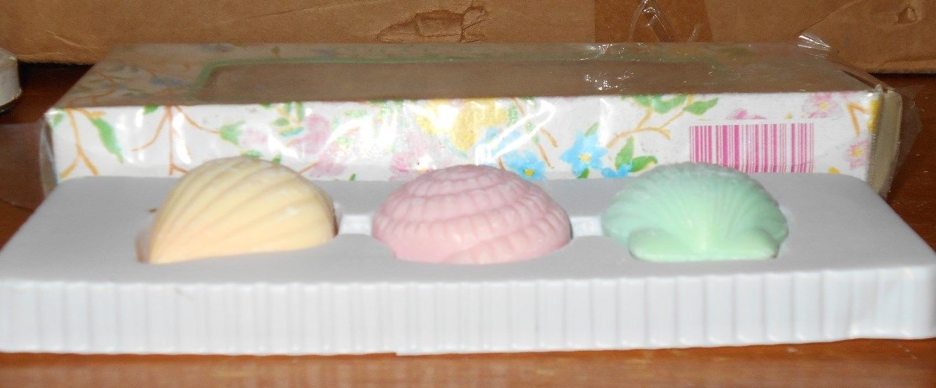 Womens Vintage Rare Sea Shell Combination 3 Guest Savon Victorian Soap Turkey