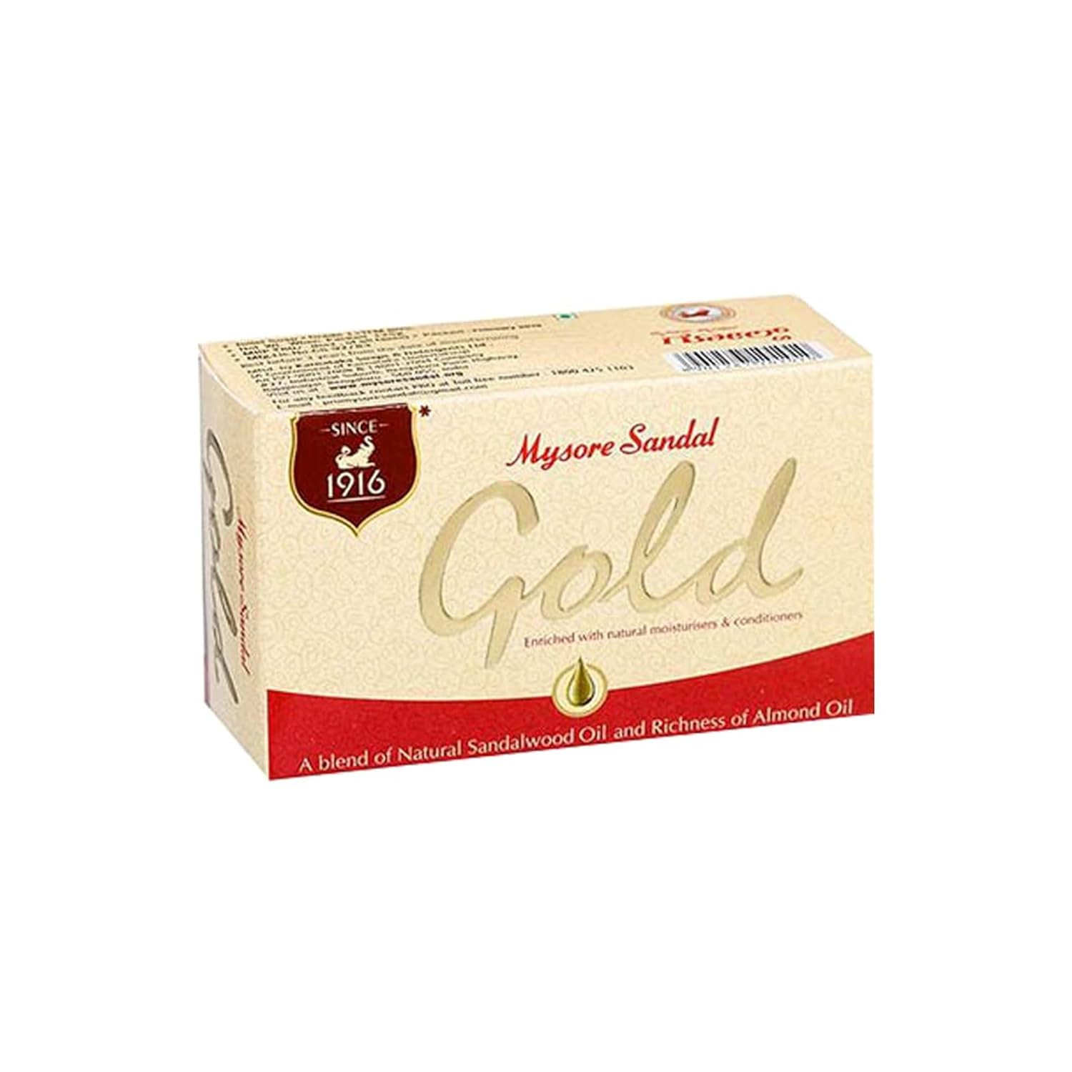 Gold Soap, 125 Grams per Unit (Pack of 6)