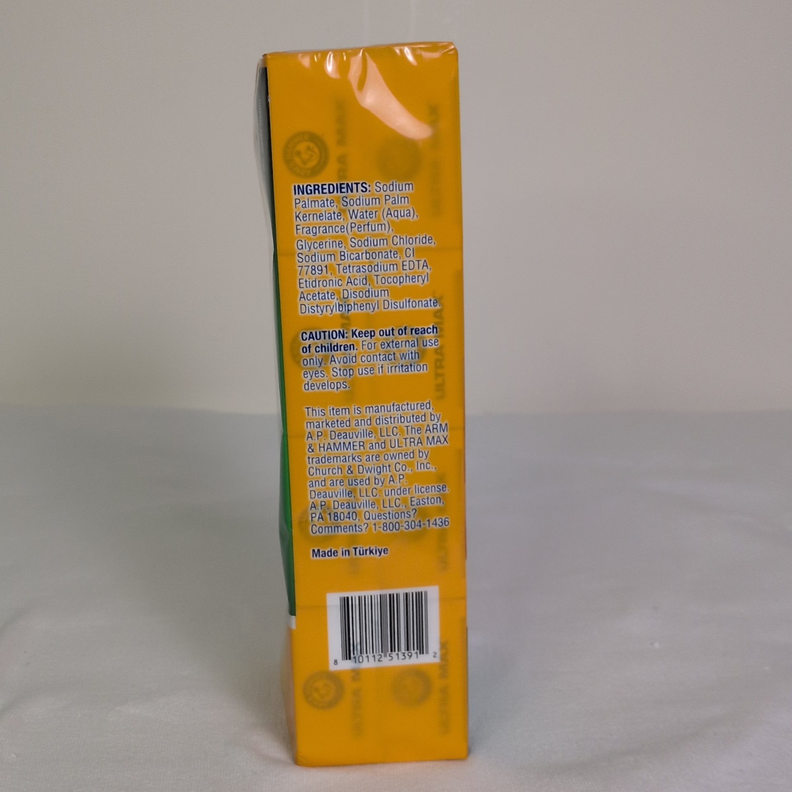 Arm & Hammer Ultra Max Bar Soap FRESH SCENT 8 BARS 3.5 oz Each New SEALED