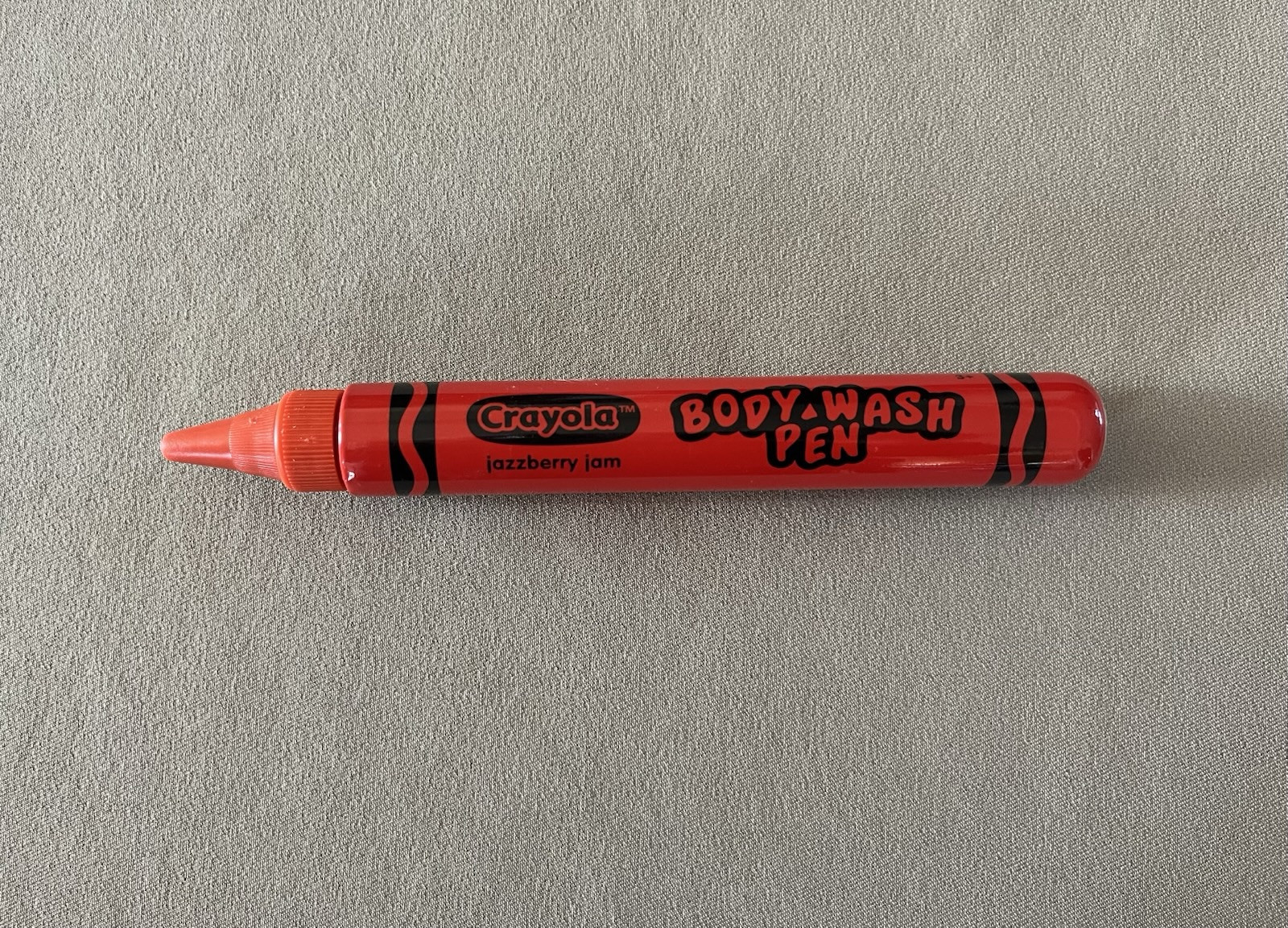 1.9 Oz Crayola Bathtub Body Wash Pen In Jazzberry Jam Red~For Ages 3+, Brand New