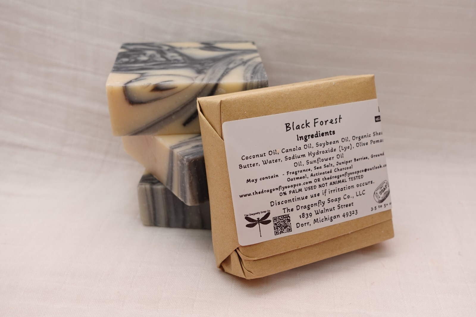 Handmade Soap Bars / Black Forrest 3 Pack