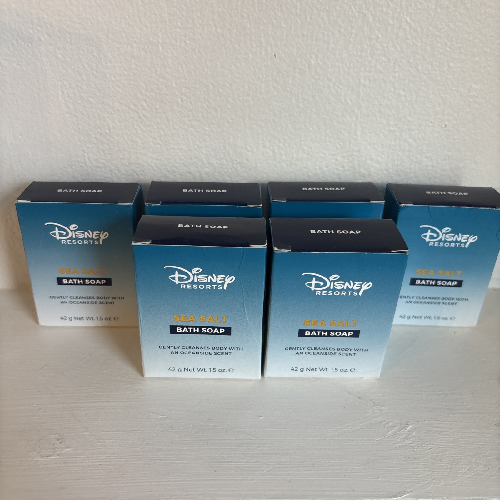 6 x Disney Resorts H2O+ Sea Salt Bath Soap 1.5 oz Bars