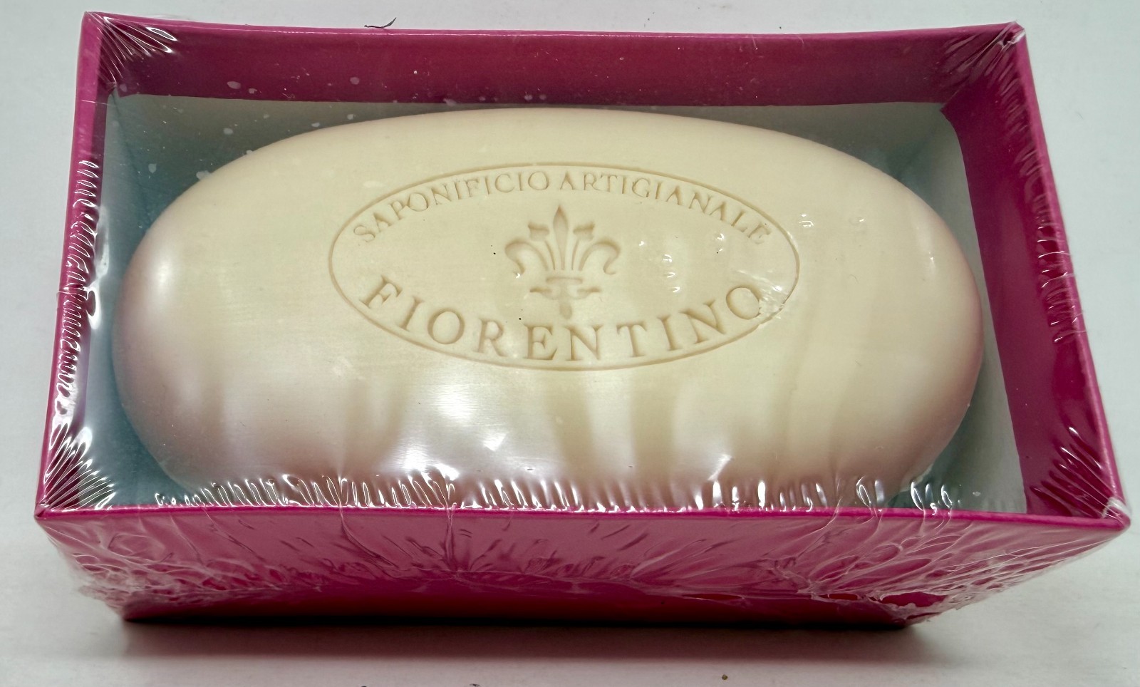 New Saponificio Artigianale Fiorentino Peony Scented Italian Soap 10.5 oz. Italy