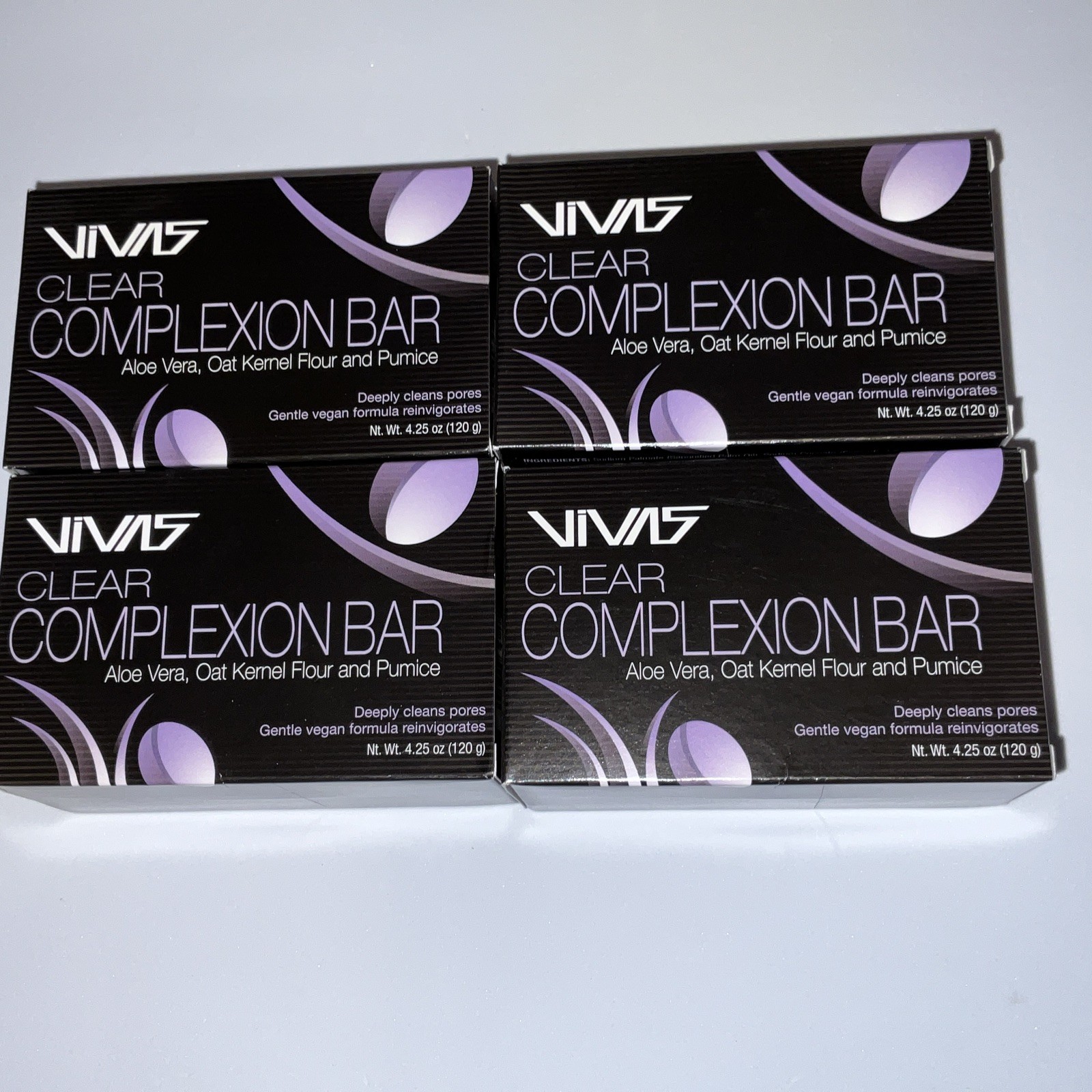 VIVAS Cleaning Bars Face Body Exfoliate New Getting 4 Bars