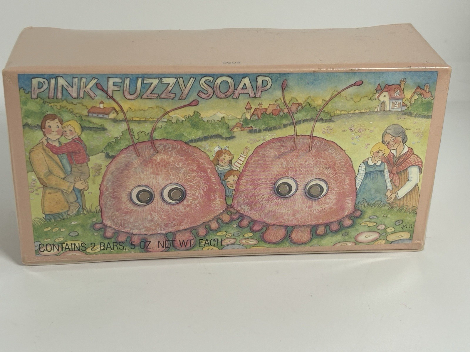 Vtg Rare Mary Kay Pink Fuzzy Soap 2 Bars in Sealed Box 5 Oz Each Weepuls Wuppie