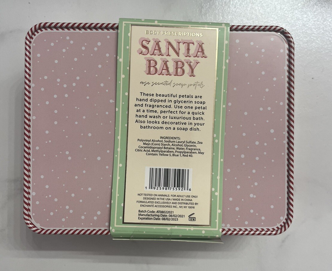 Santa Baby Rose Scented Soap Petals