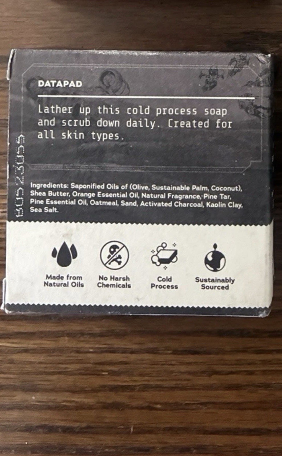 Dr Squatch Star Wars the Mandalorian Beskar Tar Force Fresh Scent soap