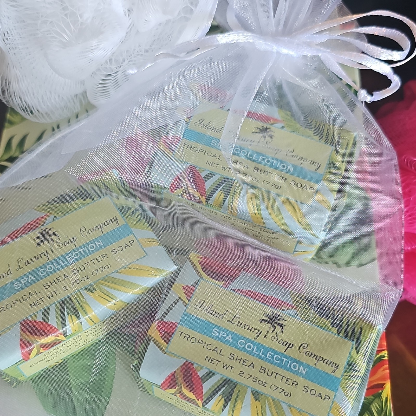 Island Luxury Soap Company Spa Collection Tropical Shea Butter NET WT 2.75 Oz