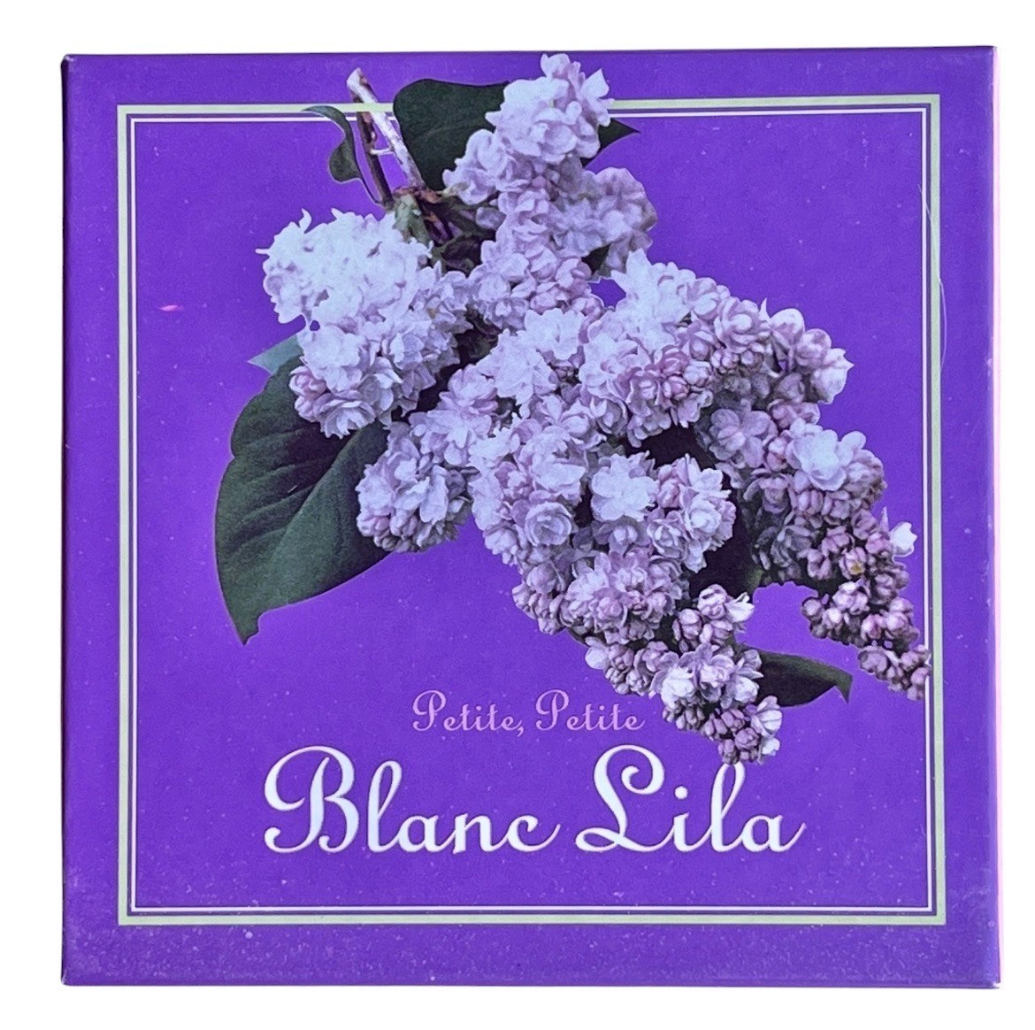 Petite Petite Blanc Lila Lilac Scented Soap Set Of Four 1.7 Oz Bars Gift Boxed
