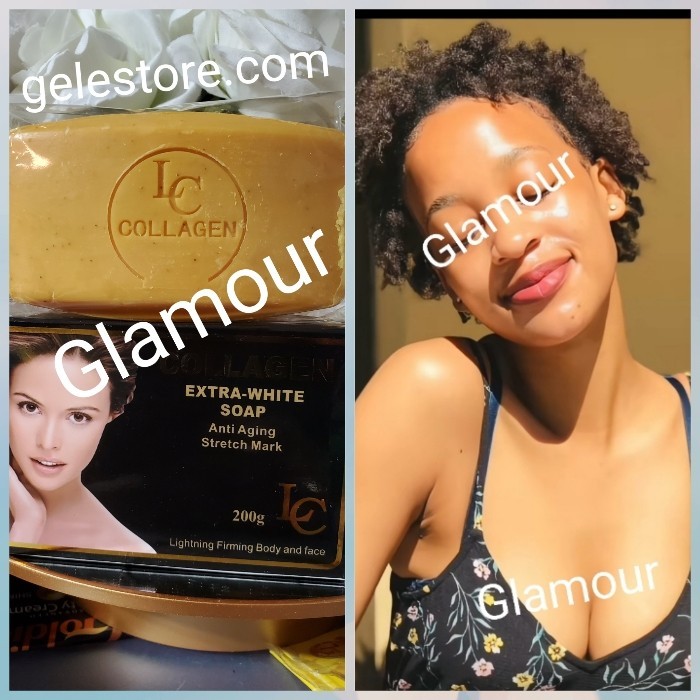 1 soap sale: Lait Collagen Extra-white anti-aging stretch marks face & body soa