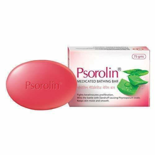 Caredura Psorolin Bathing Bar, Pink – 75 G (Pack of 6) love fresh fragrance