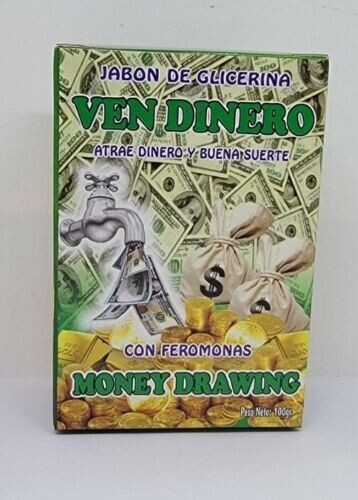 ATRAE DINERO JABON DE GLICERINA CON FEROMONAS 100 GR ATRAE SUERTE Y PROSPERIDAD