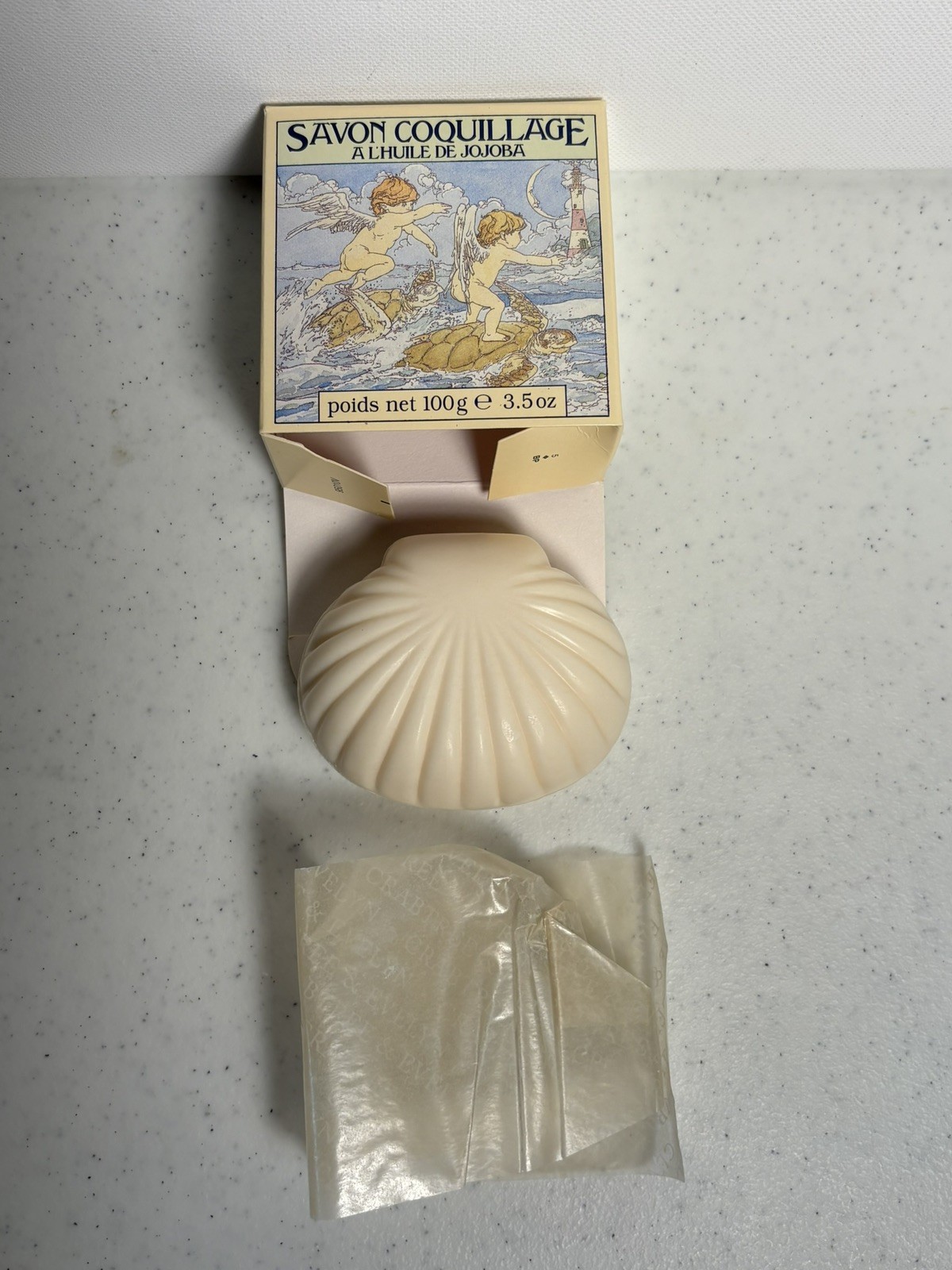 Crabtree & Evelyn Jojoba Oil Triple Milled Sea Shell Soap Box Of 3